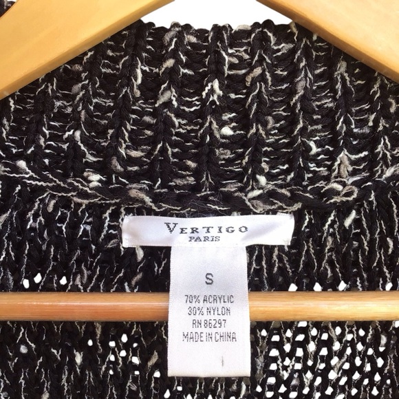 Vertigo Paris Beaded Button Up Long Sleeve Sweater Size Small NEW - Picture 7 of 7